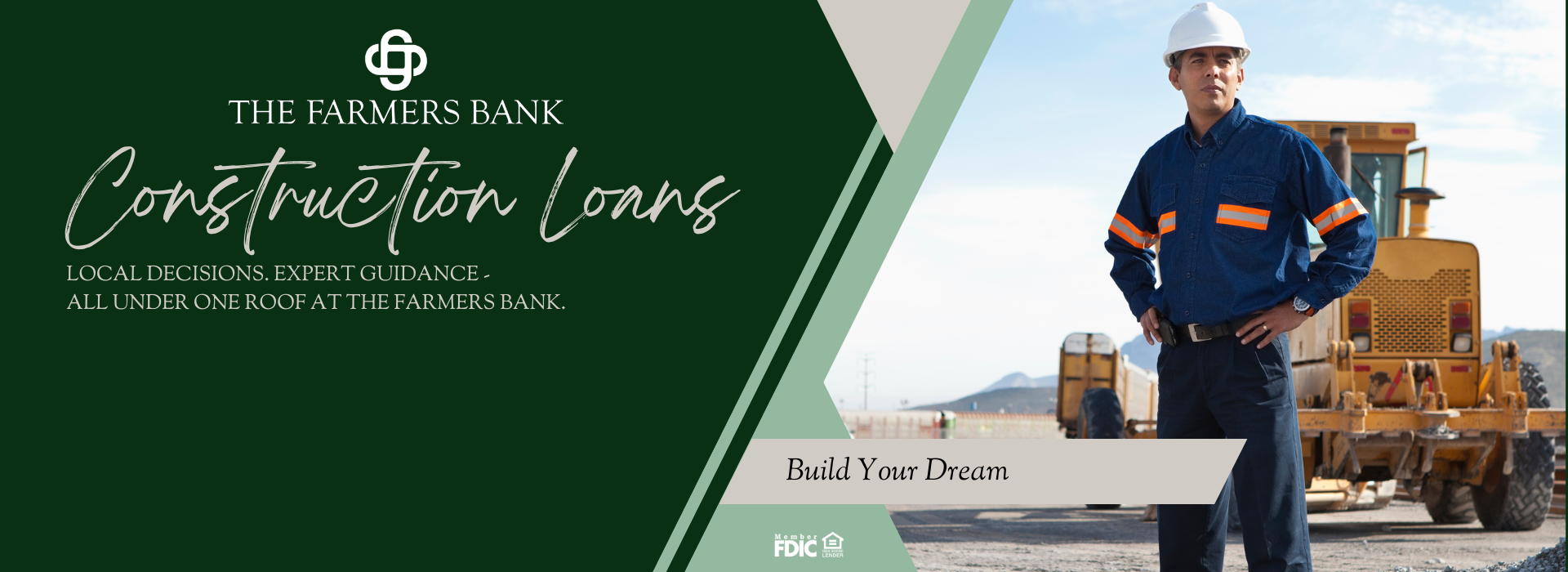 No deposit sales construction loan